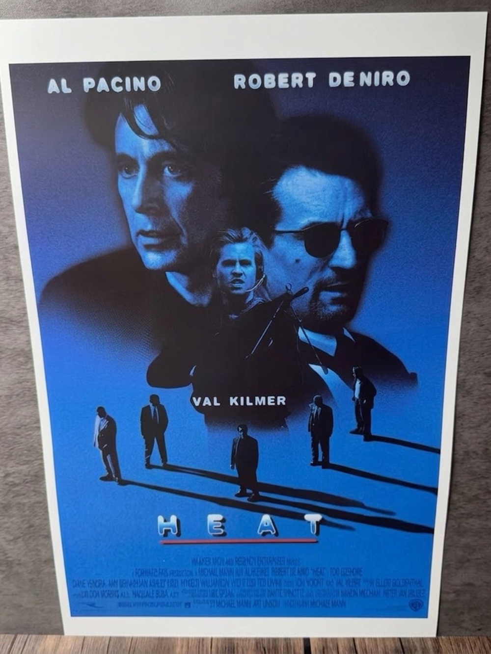 Heat (1995) Movie Poster Print – 11" x 17" – Al Pacino & Robert De Niro